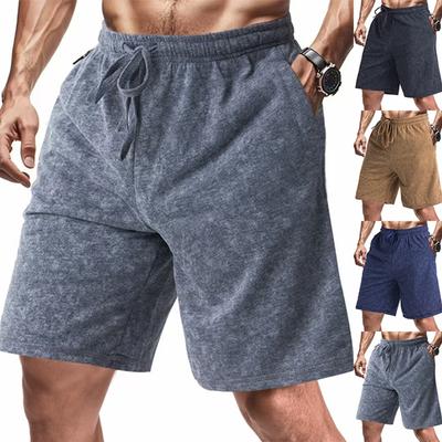Men'S Straight Work Pants Fashionable And Casual Drawstring Shorts