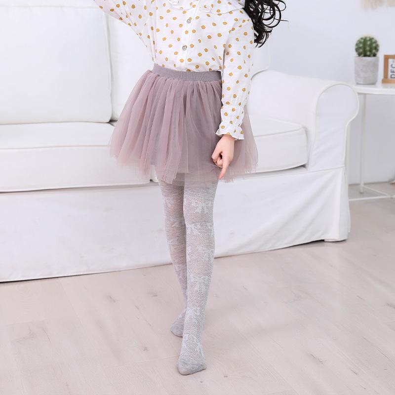 Children’s Summer Anti-Mosquito Bow Tights - Breathable, High-Elastic Silk Mesh Stockings
