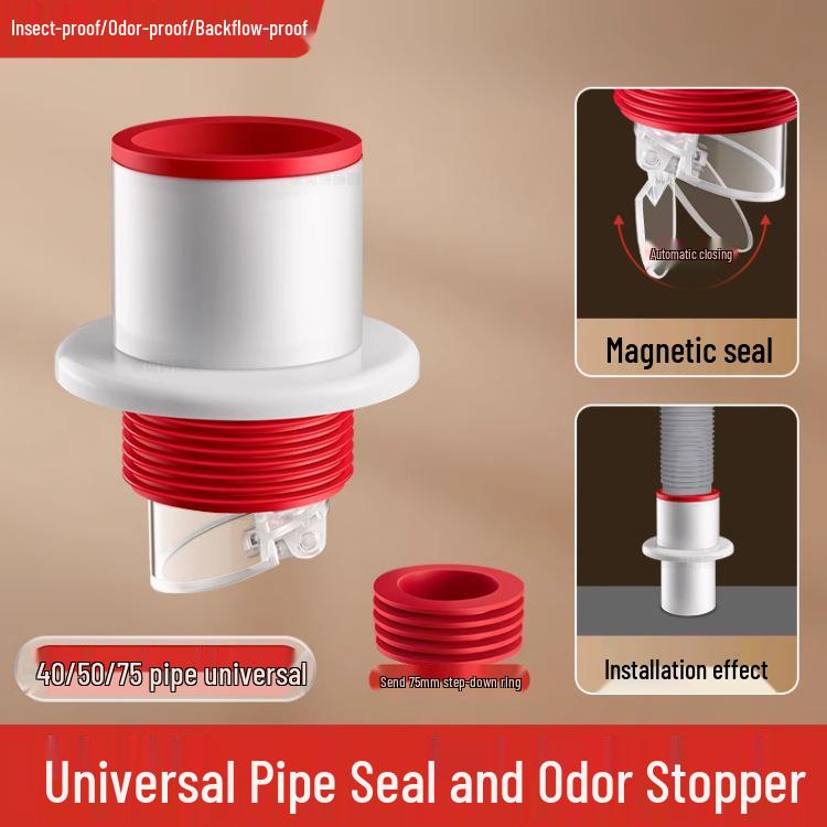 

Kitchen Sink Drain Tee: Water Purifier, Vegetable Wash, Dishwasher Anti-Odor Sealing Ring Connector
