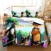 Wolf PUSS IN BOOTS Bedding Set Printed Bed Set With Pillowcase Bed Duvet Cover Soft Single Double Queen Super King Size