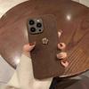 Kožený nárazuvzdorný kryt Camellia pro Apple iPhone 11/12/13Pro/14ProMax