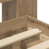 Bed Frame with Storage Space Artisan Oak Finish 150 x 200 cm