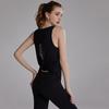 Cross-Border 2026 Casual Fitness Quick-Dry Women's Sports Vest European and American Style Tie-Up Running Cover-Up Yoga Wear