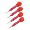 Center Punch Set Automatic Hole Puncher Hand Tool for Metal Wood Window Glass 5in Red