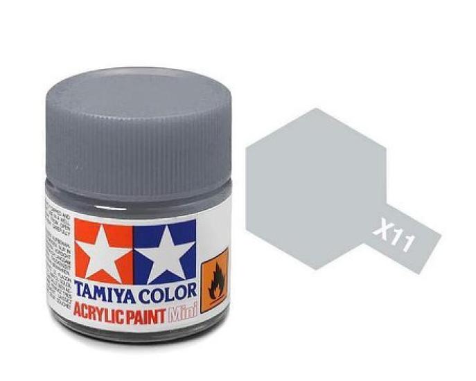 

Tamiya Acrylic Mini Chrome Silver X-11