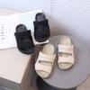 Boys' Summer Sandals / Children's Suede Leather Open-Toe Beach Shoes / Adjustable Casual Fashion Sandals