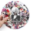 51-Piece Tokyo Ghoul Anime Graffiti Stickers for Laptop, Suitcase, Car, and Scooter.