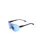 Deobeulyutidi Pacer Sports Sunglasses Black/Blue Mirror