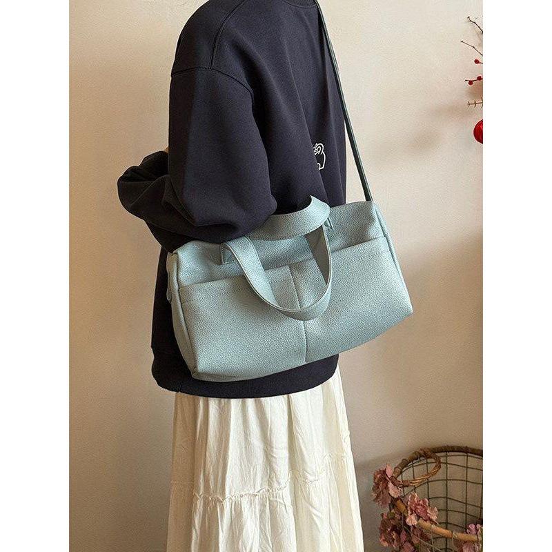 Hand-held Boston Bag for Commuting To Work, Single-shoulder Crossbody Bag