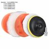 6pcs/set Universal Car Polishing Pad Kit 3/4/5/6/7 Inch Car Repair Tools Auto Detailing Waxing