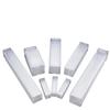 Scatole per Confezionamento Punte Quadre Scatola di Imballaggio in Plastica Telescopica Scatole Trasparenti per Contenitori Contenitori per Accessori
