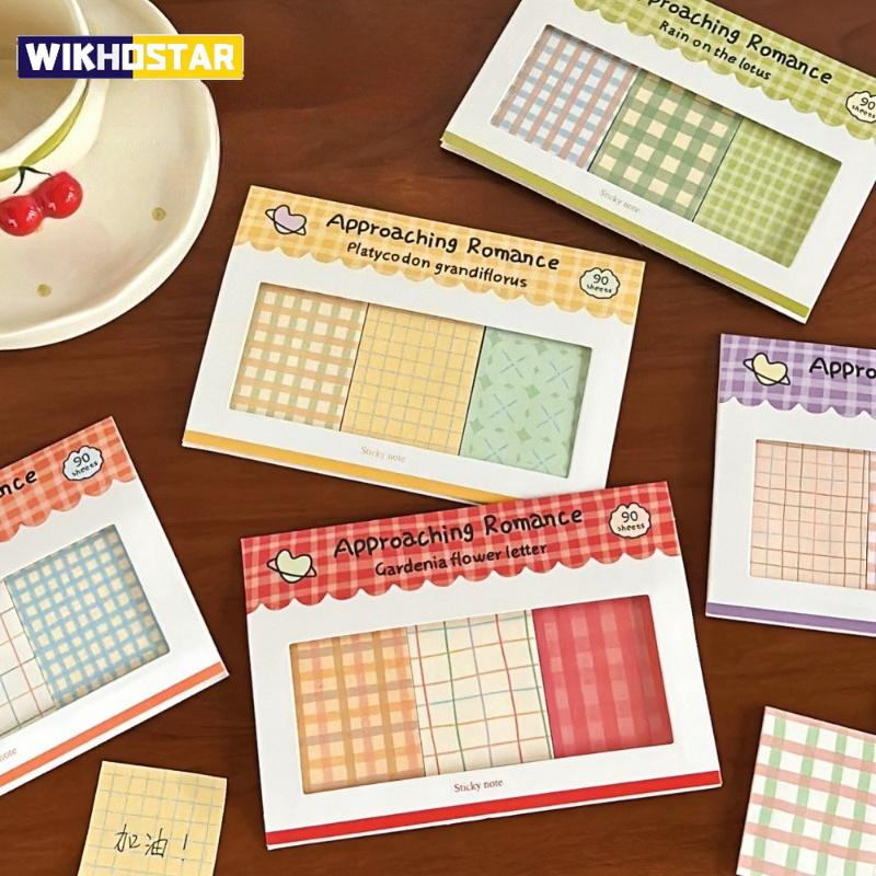 Kawai Square Grid Combination Sticky Notes Are Coming Soon Romantic Handbook Decoration Basic Material Paper Lovely Memo Pad
