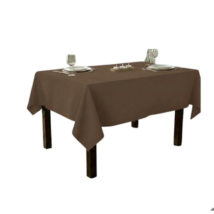 Nappe - EDEN - Essentiel - Polyester 100% - 145 x 200 cm - Taupe