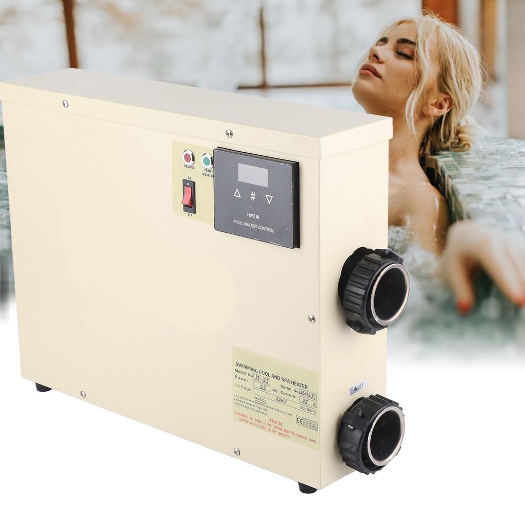 5.5KW Waterproof Intelligent Digital Water Heater Thermostat with Touch Controller for Bathtub Swimming Pool SPAEU