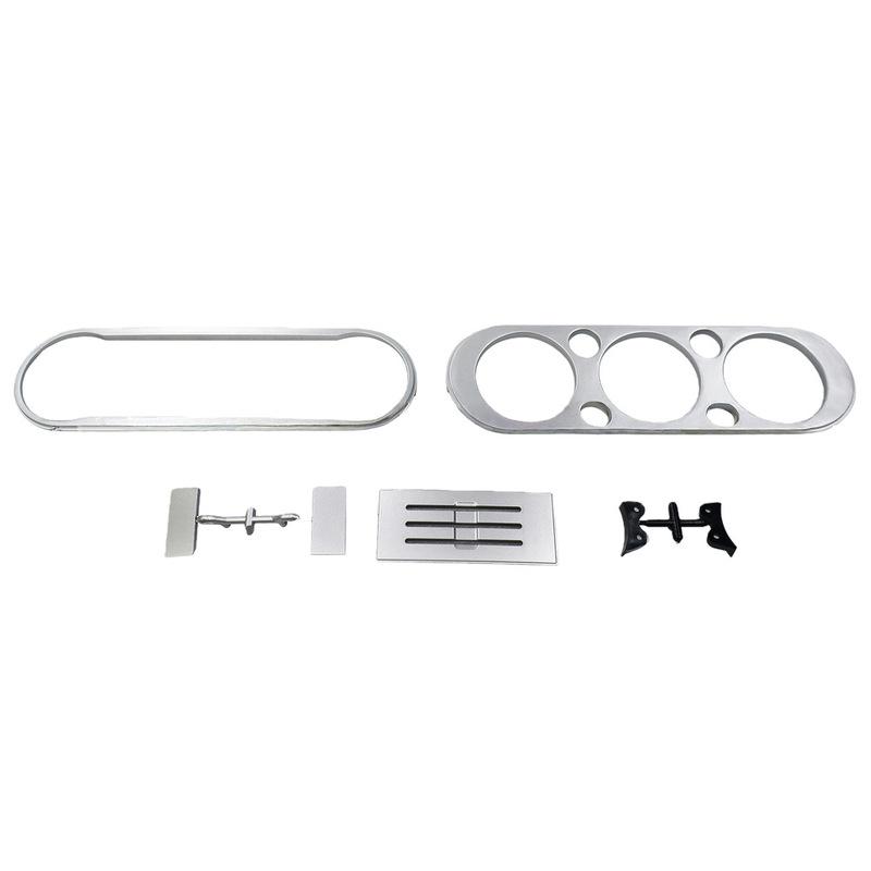 Replacement Navigation Bezel Panel for Ford For Explorer For Kuga For MK1 08-12 ABS Material Car Interior Accessory