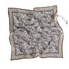 Spring and summer new 100% mulberry silk georgette silk scarf women's retro lazy Chinese square scarf premium scarf accessories