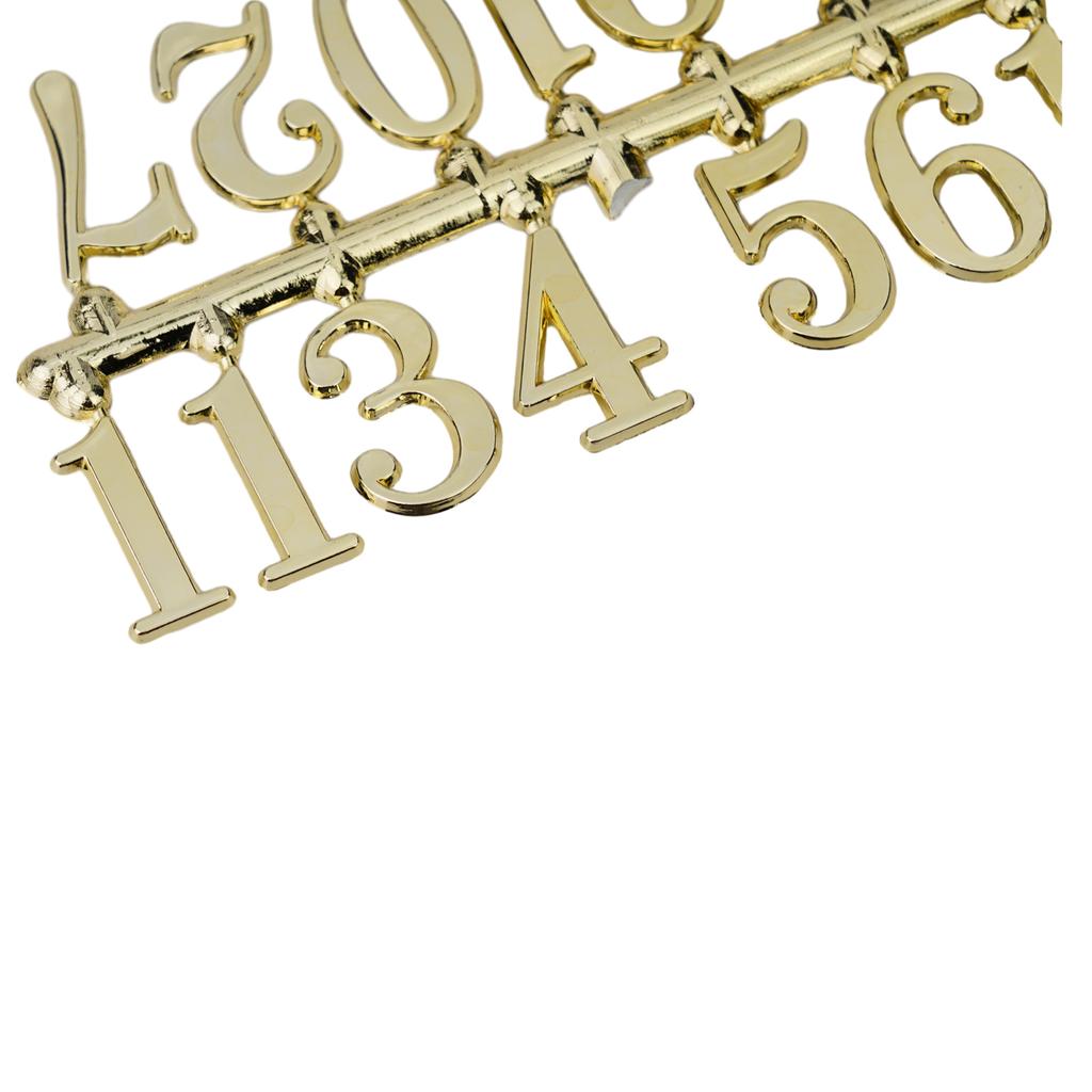 Clock Numerals Parts Gold Quartz Needle Roman Numerals
