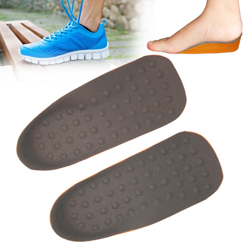 Heel Cups Height Increase Heel Support Cushioning PU Heel Pain Care Shoe Inserts Insoles