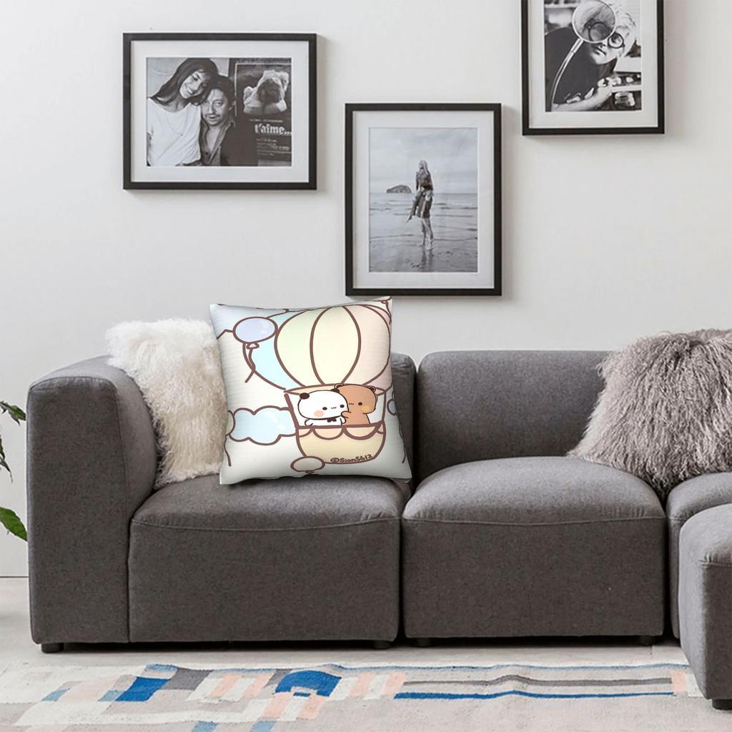 Bubu Dudu Balloon Pillowcases  Cute Funny Pillow Case For Sofa Car Home Decor Soft Pillow Cover