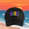 Mardi Gras Print Baseball Cap Polyester Adjustable Casual Outdoor Festival Hat