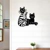 Metal Wall Decor Modern Laser Cut Steel Art Large Minimalist Bedroom Living Room