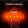 Road Bike Cycling Safety Warning Lamp Rechargeable Bike Rear Lights Waterproofs Bicycles Taillight Easy to Install