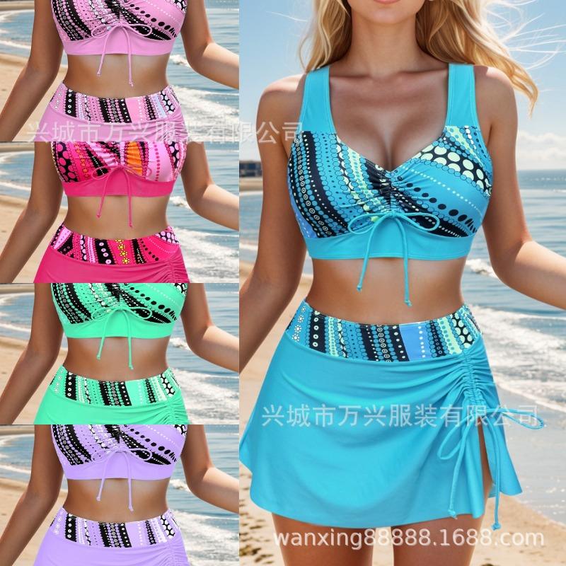 New Style Split Swimsuit for Women, Slim and Sexy Backless Bikini, High-end Crossover Bikini Swimsuit