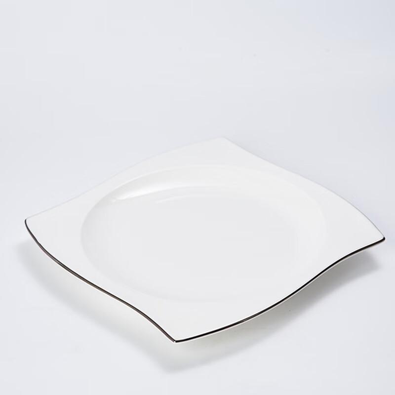 

LISM 10-inch Ceramic Western Dinner Plate Set