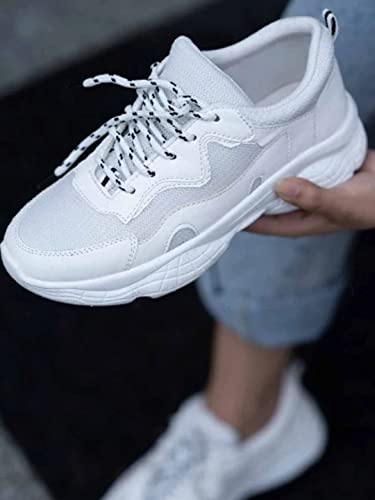 Shoetopia Girls Oscar White Casual Shoe - 5 Uk (Girls-Oscar-White) 5 UK