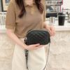 Women Bag Spring And Autumn New Lingge Shoulder Bag Korean Crossbody Bag Fashion Simple Letter Broadband Mobile Phone Bag