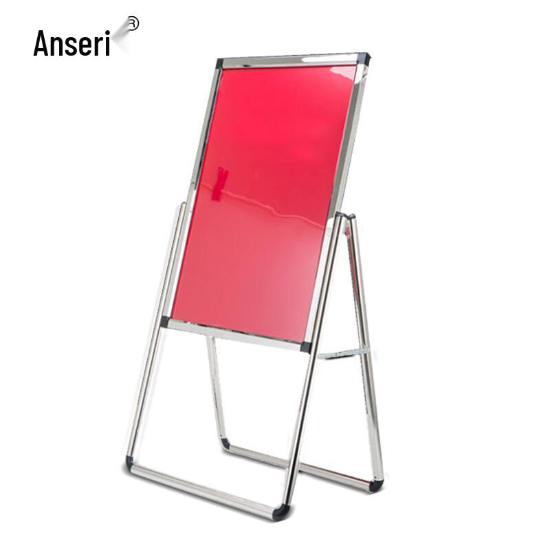 Ancero Stainless Steel Double-Sided Folding Display Stand