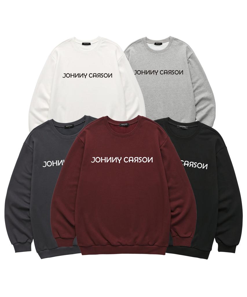JOHNNY CARSON Simple Logo Sweatshirt (Jclts001) Black