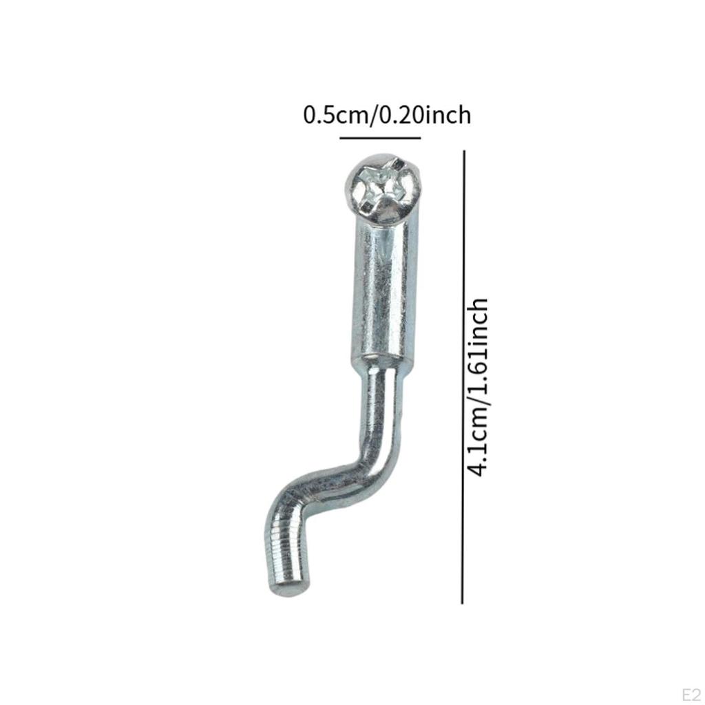 Z Bend Cable End for Mower,Replacement,Sturdy 2mm Cables Metal Compact Wire Stop Single