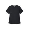 Nike Men's Black Short-Sleeve T-Shirt with Striped Logo Print