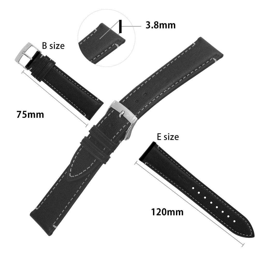 MORELLATO EL GRECO Calfskin Watch with Replacement Tool X5439B71041022 Strap, 22mm, Brown, [Officially Imported]