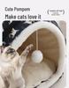 Four Seasons Washable Pet Bed: Winter Warmth for Cats & Dogs, Indoor/Outdoor Use, Cozy Villa Design, Dog House & Mattress