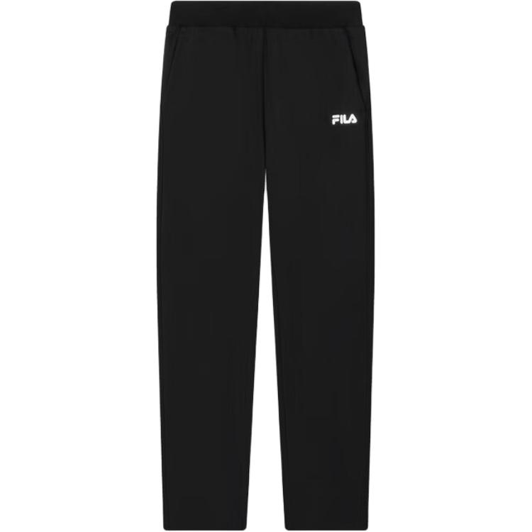 FILA Fashion Simple Basic Straight Casual Pants Women bottoms Black F11W438606F-BK