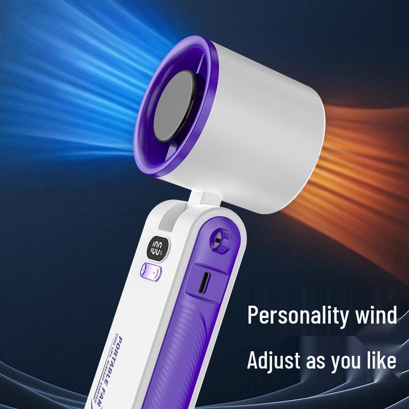 Rechargeable High-Speed Portable Folding Mini Fan with Large Capacity