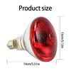 2pcs 250W Heat Lamp Red Light for Piglets Baby Chicken and Small Animals with E26 Base