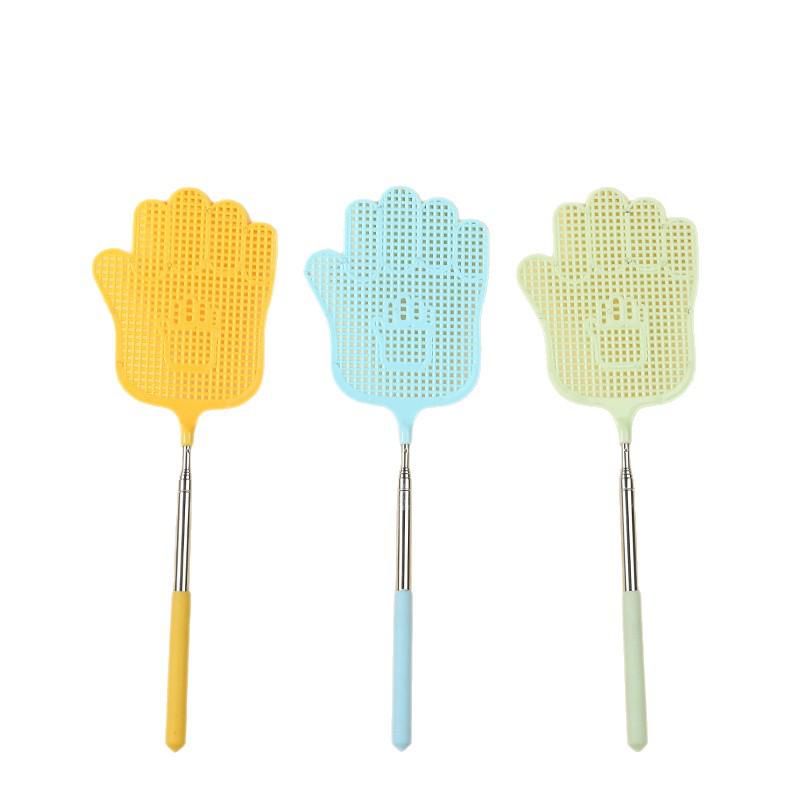 Extendable Fly and Mosquito Swatter with Durable Plastic and Stainless Steel