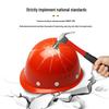 National Standard Breathable ABS Fiberglass Helmet with Logo Printing