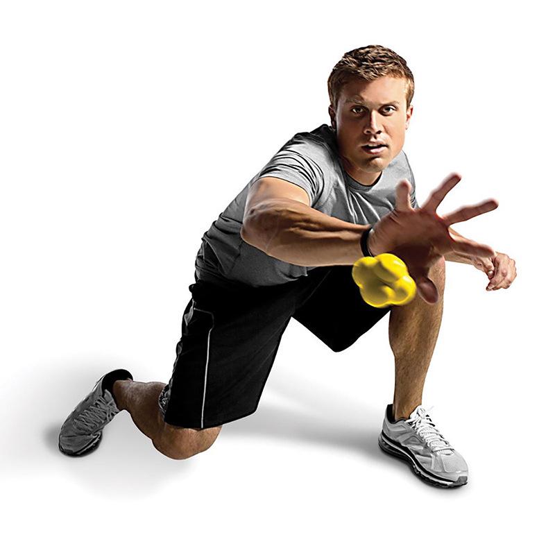 Hexagonal Sensory Reaction Ball for Children's Training and Speed Development