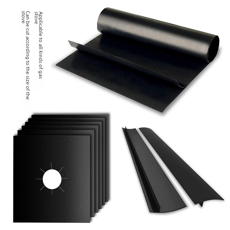 Protecteur de Plaque de Cuisson à Gaz en Téflon - Lavable, Facile à Nettoyer, Résistant à la Chaleur, Anti-Salissures et Anti-Huile.