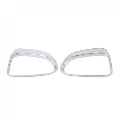 For Hyundai Santa Fe 2019 2020 Chrome Side Rearview Mirror Sun Visor Cover Trim