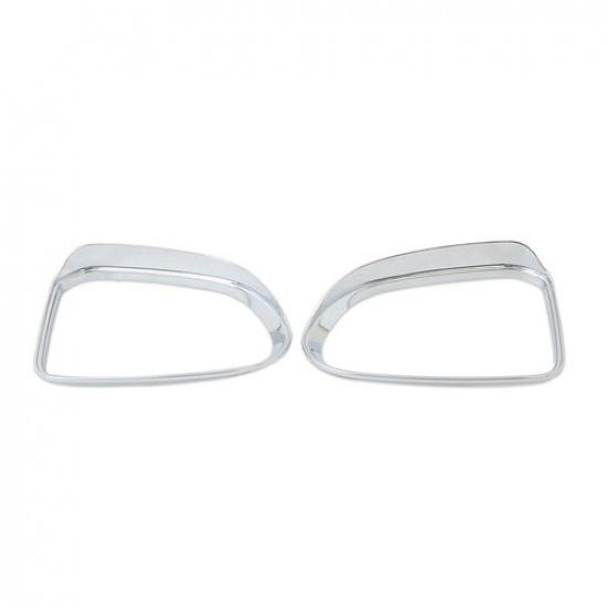 For Hyundai Santa Fe 2019 2020 Chrome Side Rearview Mirror Sun Visor Cover Trim