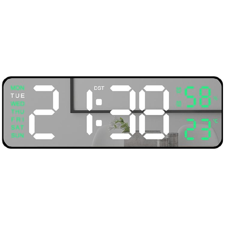 LED Digital Display Alarn Clock Brightness Dimmable Hangable and Desk Colck