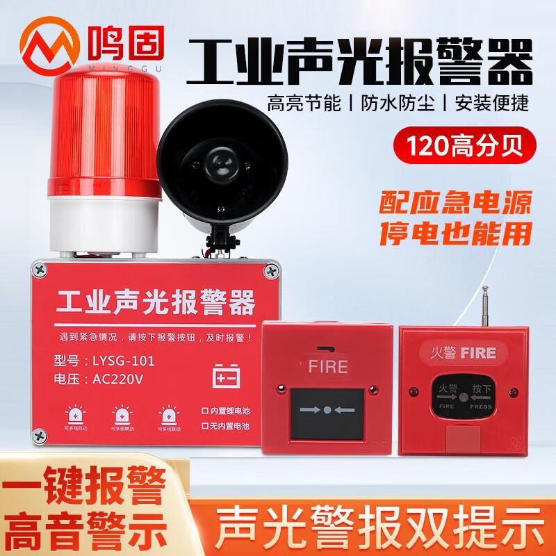 Minggu Wireless Plug-in Sound and Light Alarm