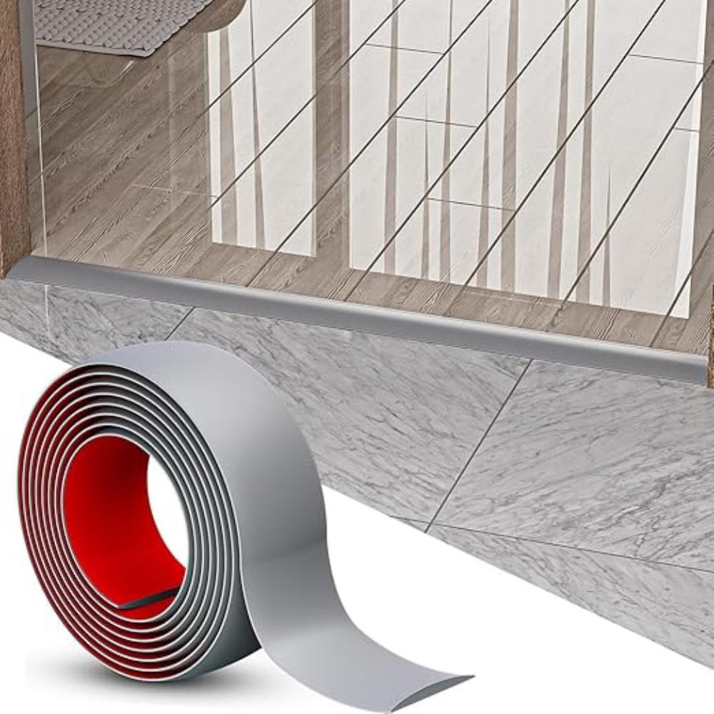 1pc 1mX4cm Self Adhesive PVC Flat Flooring Threshold Transition Strip Laminate Floor Door Divider Strip Decorative Line