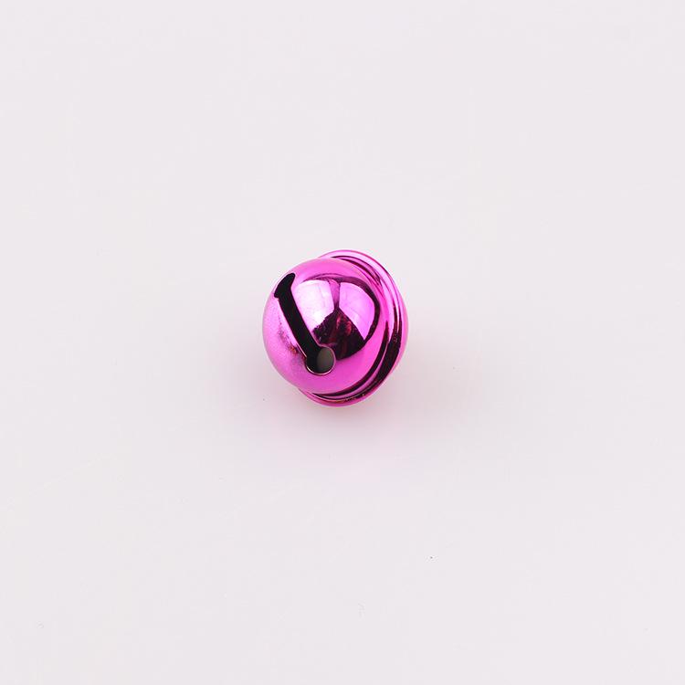 22MM Colorful Vacuum Dog Bell Keychain Pendant - Christmas Metal Pet Bell