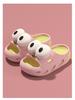 Kinder Sommerslipper: Süßes Design mit großen Augen, Weiche EVA-Sohle, Für drinnen und draußen, für Mädchen und Jungen